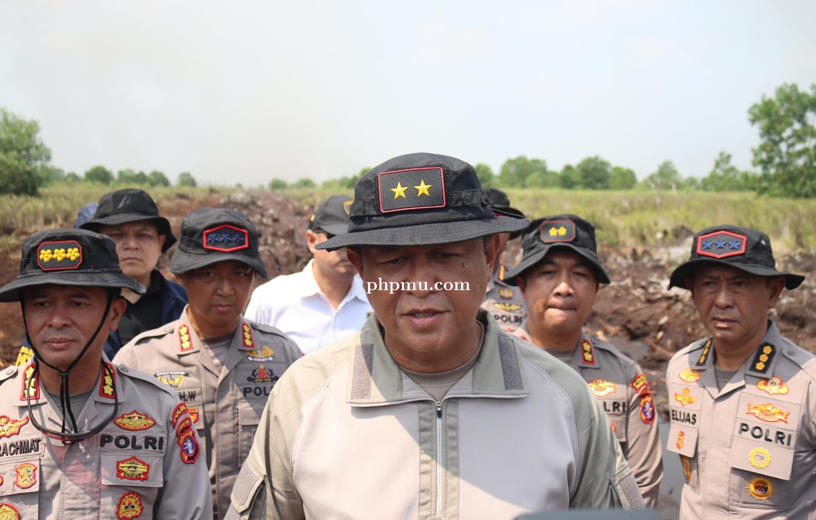 Kapolda Kalteng Pastikan Karhutla Tumbang Nusa Terkendali, Kanal Medson Jadi Strategi Perkuat Pemada