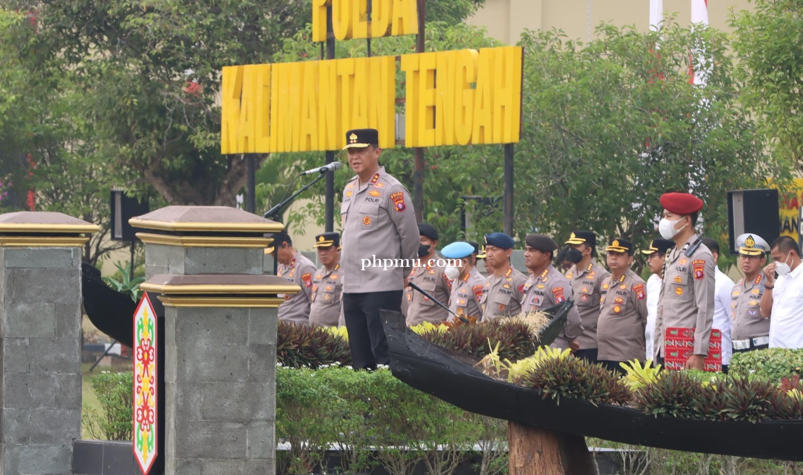 Beri Arahan Saat Apel Pagi, Kapolda Kalteng: Fokuskan Mitigasi ke Pemilik Lahan untuk Cegah Karhutla