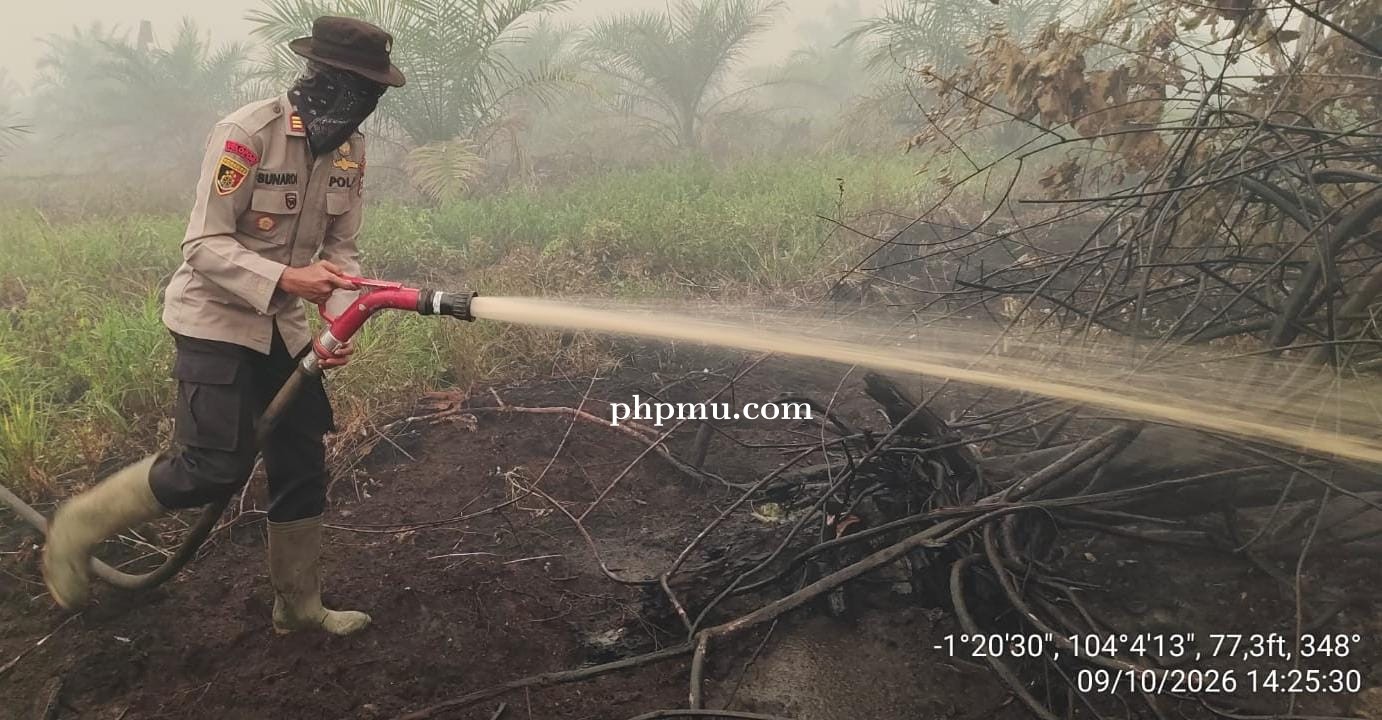 Tim Gabungan Padamkan Karhutla di Tahura Sungai Aur dan Lahan Desa Sumber Jaya Muaro Jambi