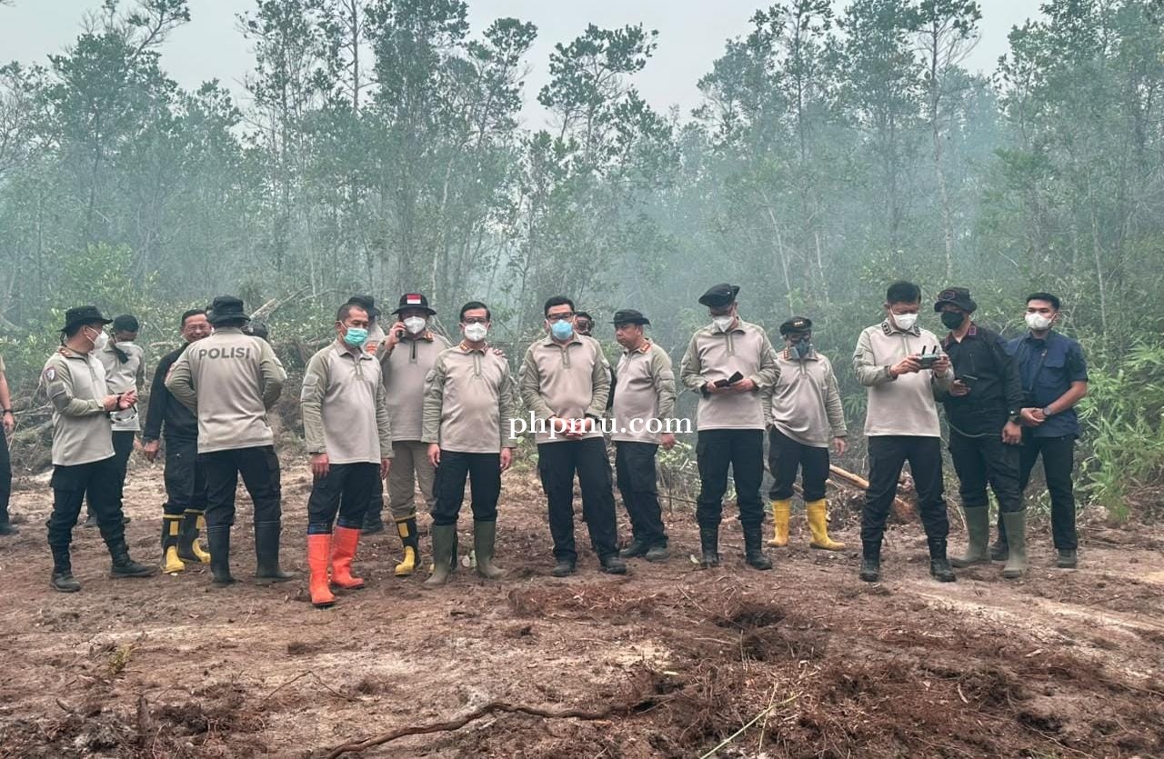 Sisir Titik Panas di Km.39, Kapolda Kalteng Perkuat Strategi Sekat Api Cegah Meluasnya Karhutla